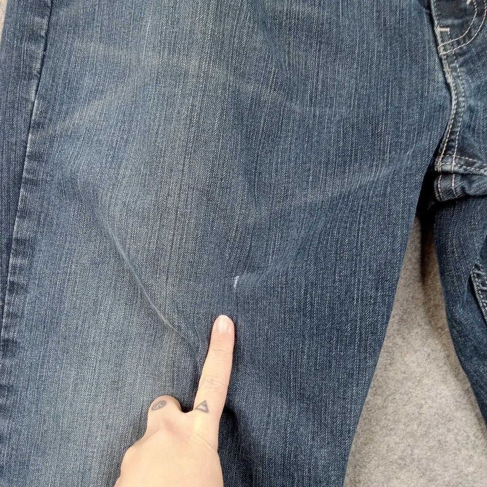 Levis 569 Jeans‎ Mens 42x29 Blue Regular Straight Stretch Denim Medium Wash
